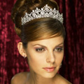 Rhinestone Flower Wedding Jewelry 2 piece Set (TYPJ055)